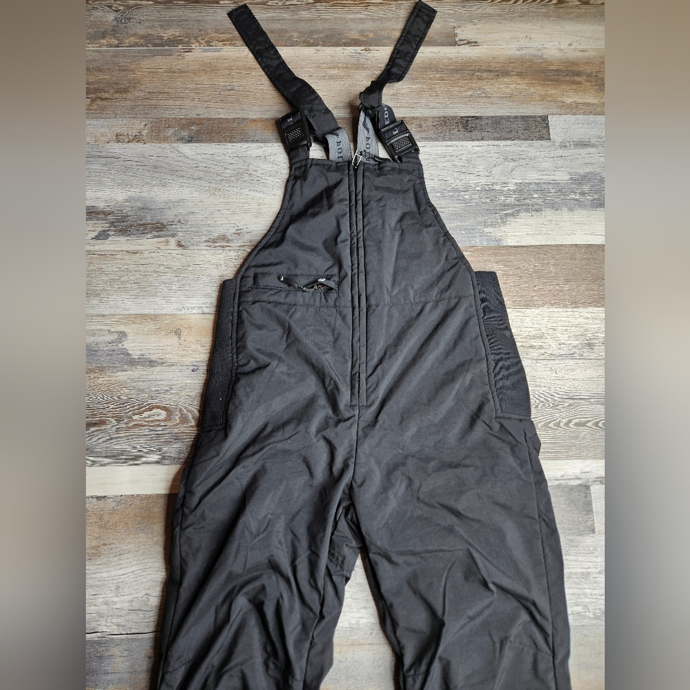 Polar Edge Silver Series Size Small Youth Snow Bib Pants Black